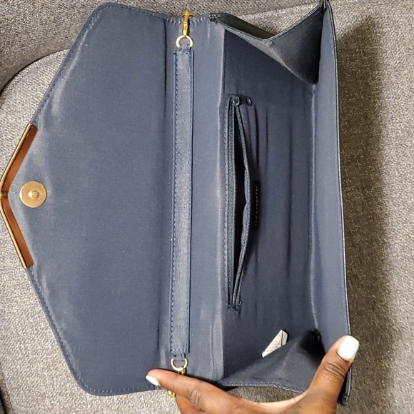 Navy Blue/Rose Gold Clutch - Picture 4 of 4